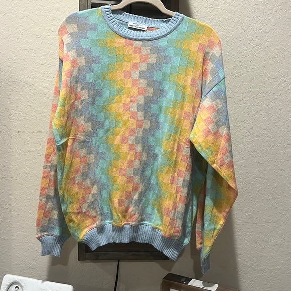 Maus & Hoffman men sweater ( unisex) multi color new without tag sizeM-L - Picture 1 of 7